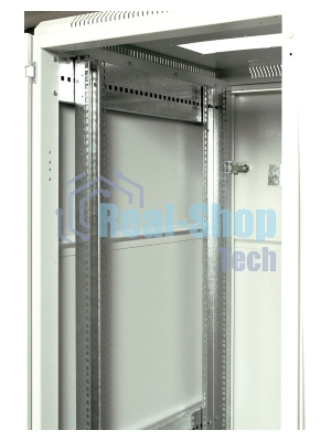 Шкаф коммутационный ЦМО ШТК-М-18.6.6-1ААА 18U 600x600 мм пер. дв. стекл задн. дв. стал. лист 2 бок. пан. направл. под закл. гайки 270 кг серый