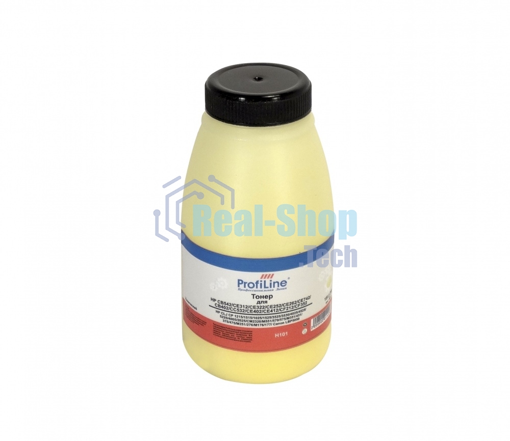 Тонер ProfiLine PL-CB542/CE312/CE322/CE252/CE262/CE742/CB402 для HP CLJ CP 1215/1515/3525/5220/5225/4005/4025/4525/CM1215MFP 1025/nw1525n/nw/CM1415fn/fnw LaserJet Pro 100 M175/M275/Pro 200 M251nw Canon LBP5050 Yellow 45 гр Фасовка РФ