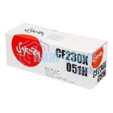 Картридж лазерный Sakura CF230X/051H для HP и Canon, черный, 4000 к.