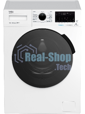 Стиральная машина Beko WSPE7H616W белый, загрузка фронтальная 7,5 кг, 1200 об/мин., класс: А