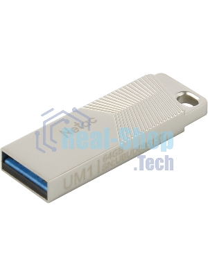 Флешка USB Netac UM1 (NT03UM1N-064G-32PN), 64Gb, USB 3.2, R/W 150/45, серебристый