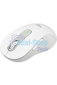Мышь беспроводная Logitech Signature M650 L белый, 4000 dpi, радиоканал, Bluetooth, USB, кнопки - 5