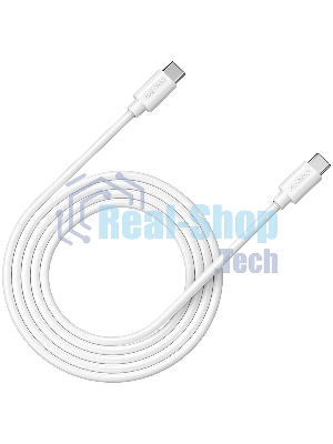 Кабель 100W, 20V/5A, typeC to Type C, 2M with Emark, Power wire :20AWG*4C,Signal wires :28AWG*4C,OD4.5мм, PVC, белый