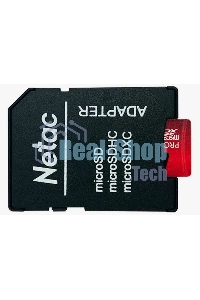 Флеш карта MicroSD card Netac P500 Extreme Pro 64Gb, retail version w/SD adapter
