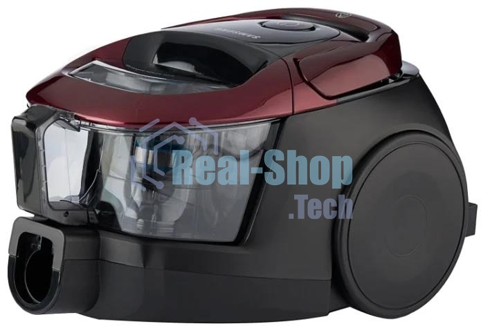 Пылесос Samsung VC18M31A0HP бордовый/черный, 380/1800 Вт, уборка сухая, пылесборник контейнер 2 л