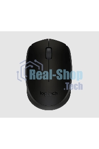 Мышь беспроводная Logitech B170 черный, 1000 dpi, радиоканал, USB, кнопки - 3