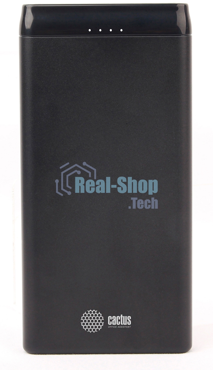 Портативный аккумулятор Cactus CS-PBFSFT-10000 Li-Pol 10000mAh 2.1A+2.1A черный 2xUSB