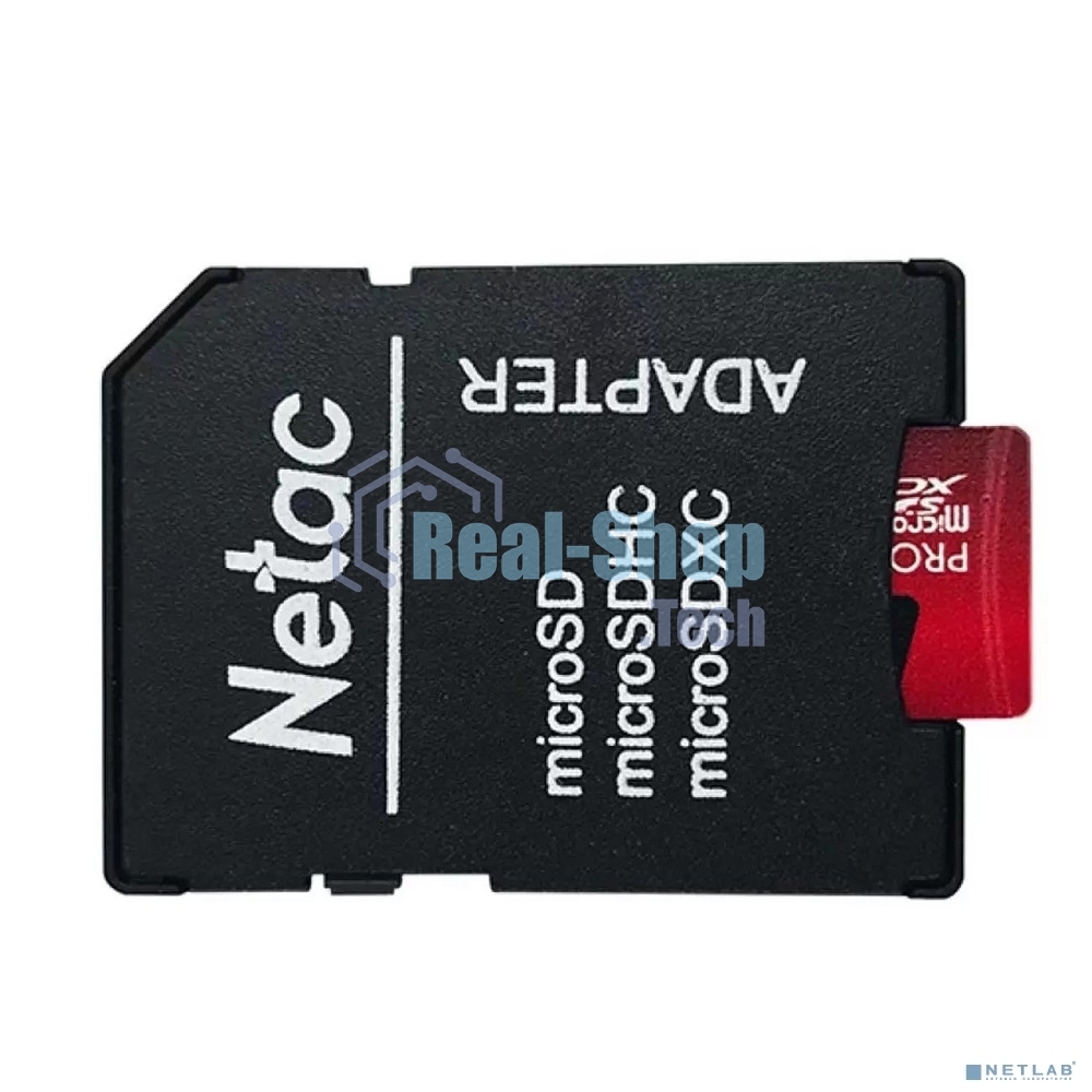 Флеш карта MicroSD card Netac P500 Extreme Pro 32Gb, retail version w/SD adapter