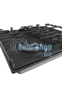 Газовая варочная панель Gorenje GW642SYB, 4 конфорки, эмалированная сталь, черный