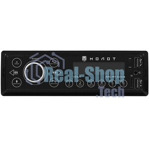Автомагнитола Ural Молот АРС-МТ 333С, 1 DIN, Bluetooth, USB Type-A, AUX