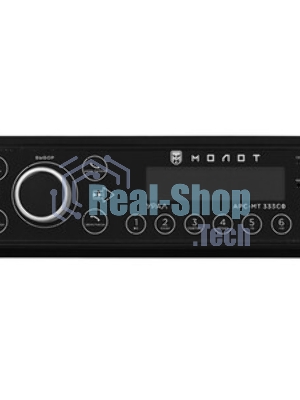 Автомагнитола Ural Молот АРС-МТ 333С, 1 DIN, Bluetooth, USB Type-A, AUX