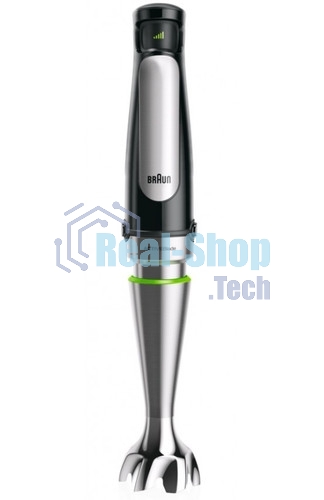 Блендер погружной Braun MQ7035 черный, 1000 Вт, плавная регулировка, турбо