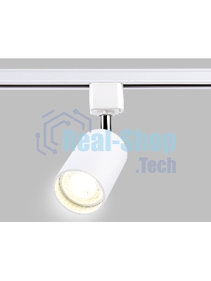 Трековый однофазный светильник со сменной лампой Ambrella light GL5121 WH белый GU10 max 12W