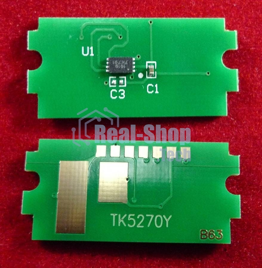 Чип ELP для Kyocera Ecosys P6230cdn/M6230cidn/M6630cidn (TK-5270Y) Yellow 6K