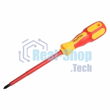 Отвертка Rexant крестовая диэлектрическая PH1 х 125 мм, до 1000 В, двухкомпонентная рукоятка