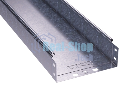 Лоток листовой неперфорированный 100х80 L3000 сталь 0.7мм ДКС 35062