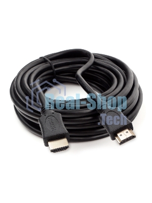 Кабель HDMI Cablexpert CC-HDMI4L-7.5M, 7.5м, v2.0, 19M/19M, серия Light, черный, позол.разъемы, экран, пакет
