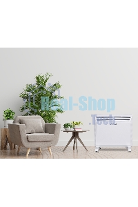 Конвектор электрический Starwind SHV5010, белый, 1000 Вт, 15 м2, термостат, 1 режим мощности