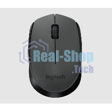 Мышь беспроводная Logitech M171 черный/серый, 1000 dpi, радиоканал, USB, кнопки - 3