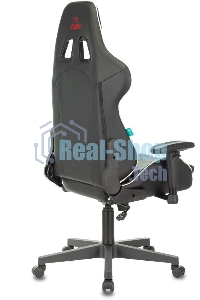 Кресло игровое ZOMBIE Z4, на колесиках, искусственная кожа, черный/красный (viking zombie z4 red)