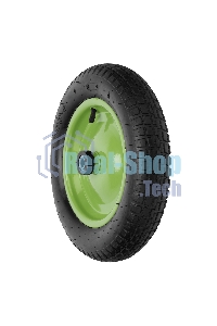 Колесо Сибртех пневматическое 3,00-8, длина оси 90мм,подшипник 16мм