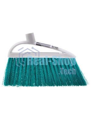 Щетка Home Palisad пластмассовая для подметания пола, премиум, 23 см, без черенка, бирюз. щетина