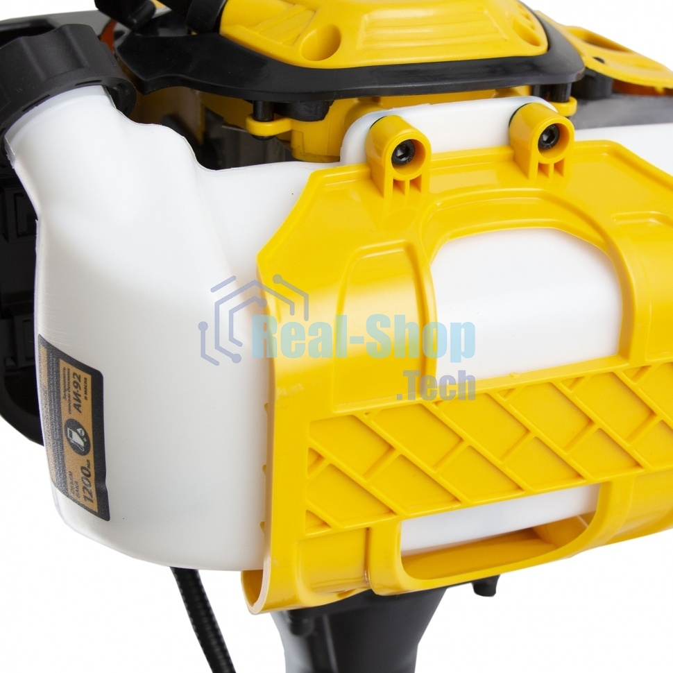 Триммер бензиновый Denzel DTL-43, 43 см3, неразъемная штанга, состоит из 2 частей