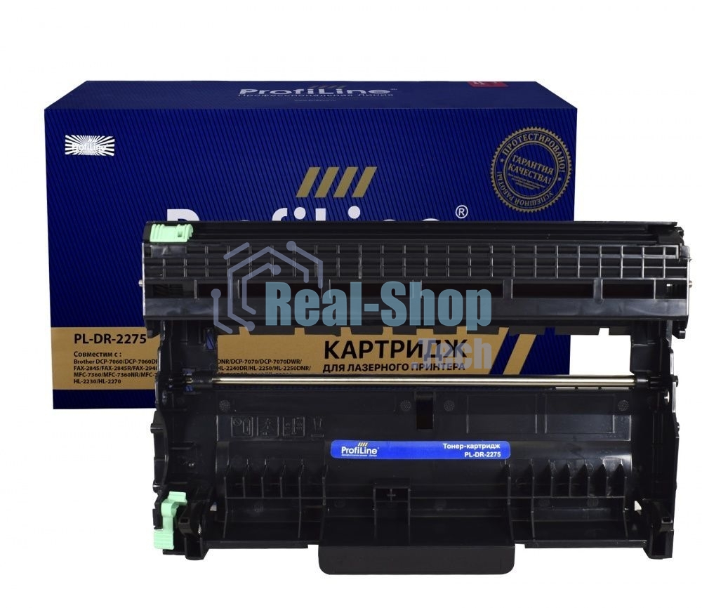 Драм-картридж PL-DR-2275 для Brother HL-2132/2132R/2135W/2220/2230/2240/2242D/2250/2270DW/2280DW/MFC-7360/7360N/7460DN/7860DW/DCP-7057/7057R/7060D/7060DR/7065DN/7070D/FAX-2840/2845R/2940 12000 копий ProfiLine