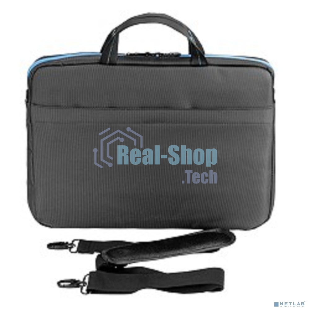 Сумка для ноутбука Сумка Continent CC-205Gb,(нейлон, серый, с голубой отстрочкой, 15,6'')