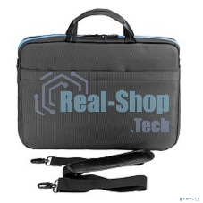 Сумка для ноутбука Сумка Continent CC-205Gb,(нейлон, серый, с голубой отстрочкой, 15,6'')