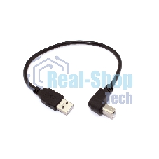 Кабель USB 2.0 на USB-B угол вверх 0,3 м