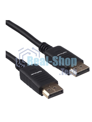 Кабель а/в GoPower Длина 1.8 м Разъемы DisplayPort (m)-DisplayPort (m) черный 00-00028932
