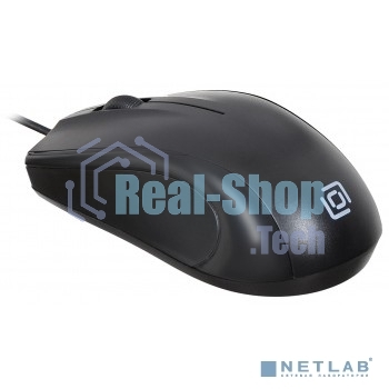 Мышь проводная Oklick 185M черный, 1200 dpi, USB, кнопки - 3