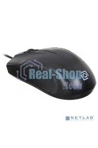 Мышь проводная Oklick 185M черный, 1200 dpi, USB, кнопки - 3