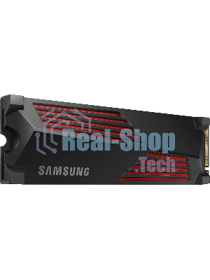 Накопитель SSD Samsung 990 PRO, 1000Gb, PCIe 4.0 x4, M.2 2280, NVMe, R/W 7450/6900, с радиатором