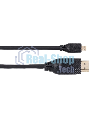 Кабель HDMI-19M --MicroHDMI-19M ver 2.0 1 м VCOM CG587-1M