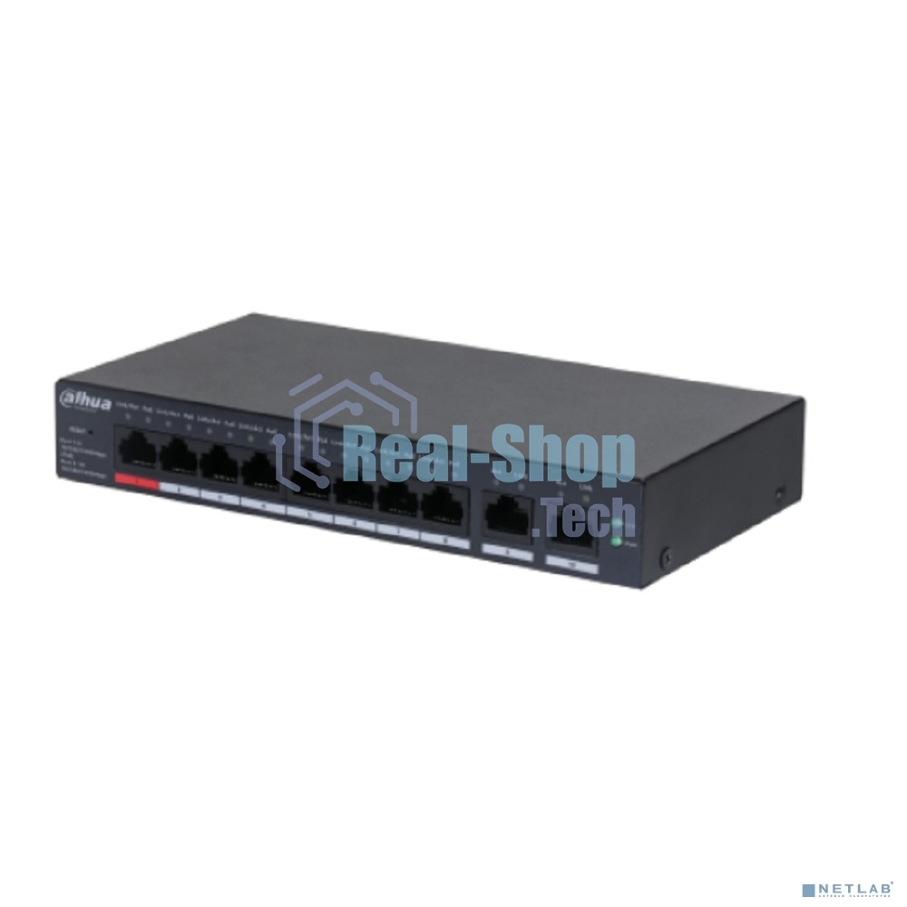 Коммутатор Dahua DH-CS4010-8GT-110, 10×1 Гбит/с, управляемый
