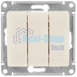 Механизм выключателя 3-кл. СП Glossa 10А IP20 10AX беж. SchE GSL000231