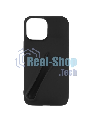 Чехол (клип-кейс) BoraSCO Silicone Case для Apple iPhone 13 Pro Max черный (матовый)