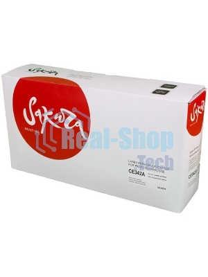 Картридж лазерный Sakura CE342A для HP LJ 700/775, желтый, 16 000 к.