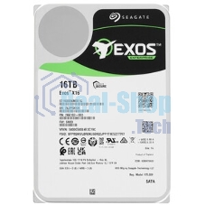 Жесткий диск HDD Seagate SATA 16Tb Exos X16 6Gb/s 7200 512Mb OFFICIAL RECERTIFIED 1 year warranty (replacement ST16000NM001G, ST16000NM000J, MG08ACA16TE, MG09ACA16TE, MG11ACA16TE, WUH721816ALE6L4)
