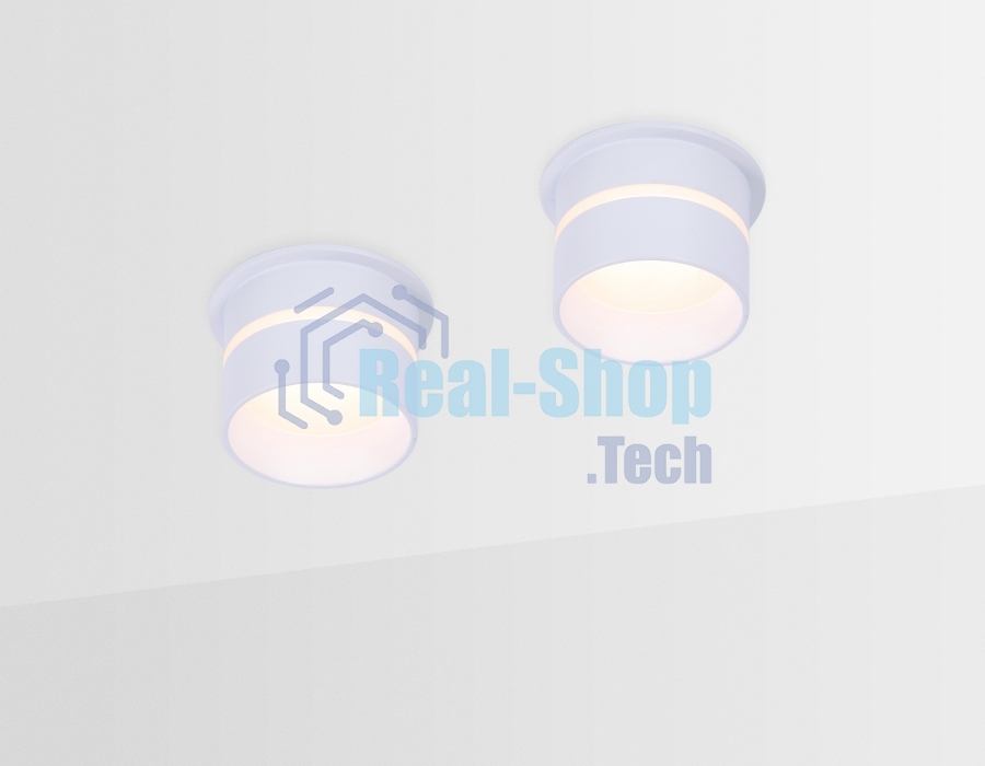 Светильник Ambrella light TN195 WH/S белый/песок GU5.3 D70*60