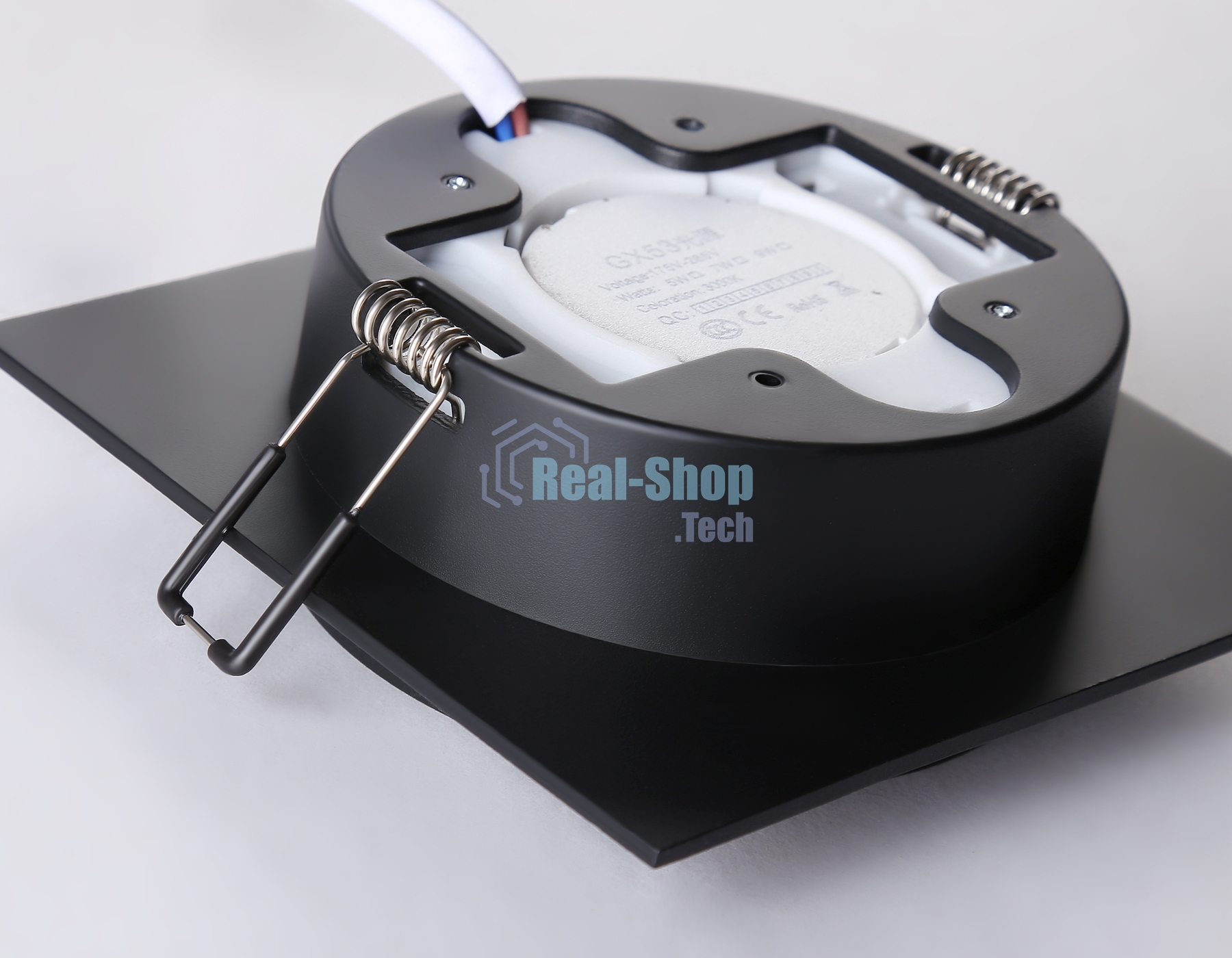 Светильник Ambrella light TN5222 BK черный GX53 110*110*50