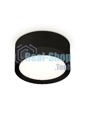 Светильник Ambrella Light XS8102002 SBK/PBK черный песок/черный полированный GX53 (C8102, N8113)