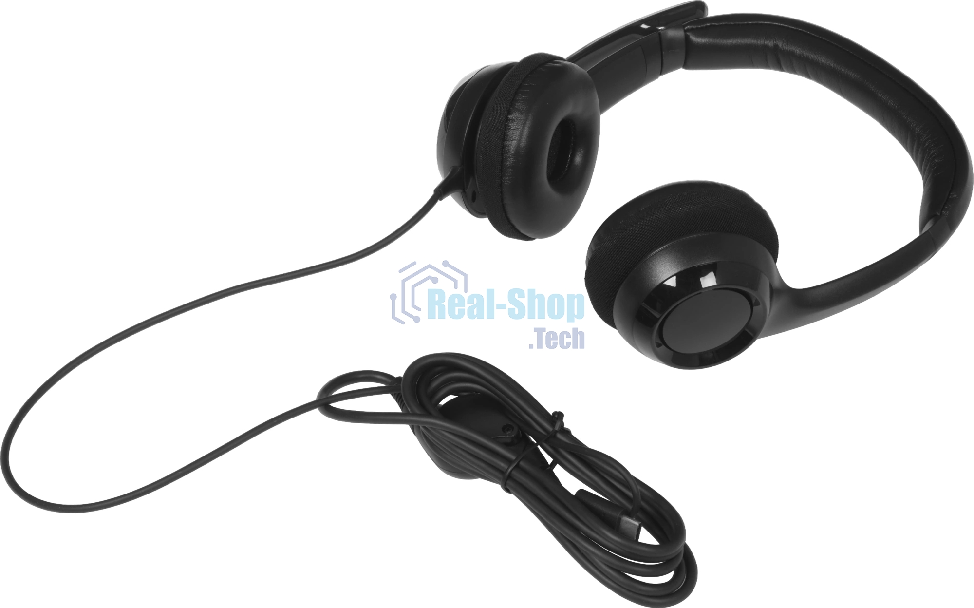 Гарнитура Logitech H390 чёрный, проводная, USB