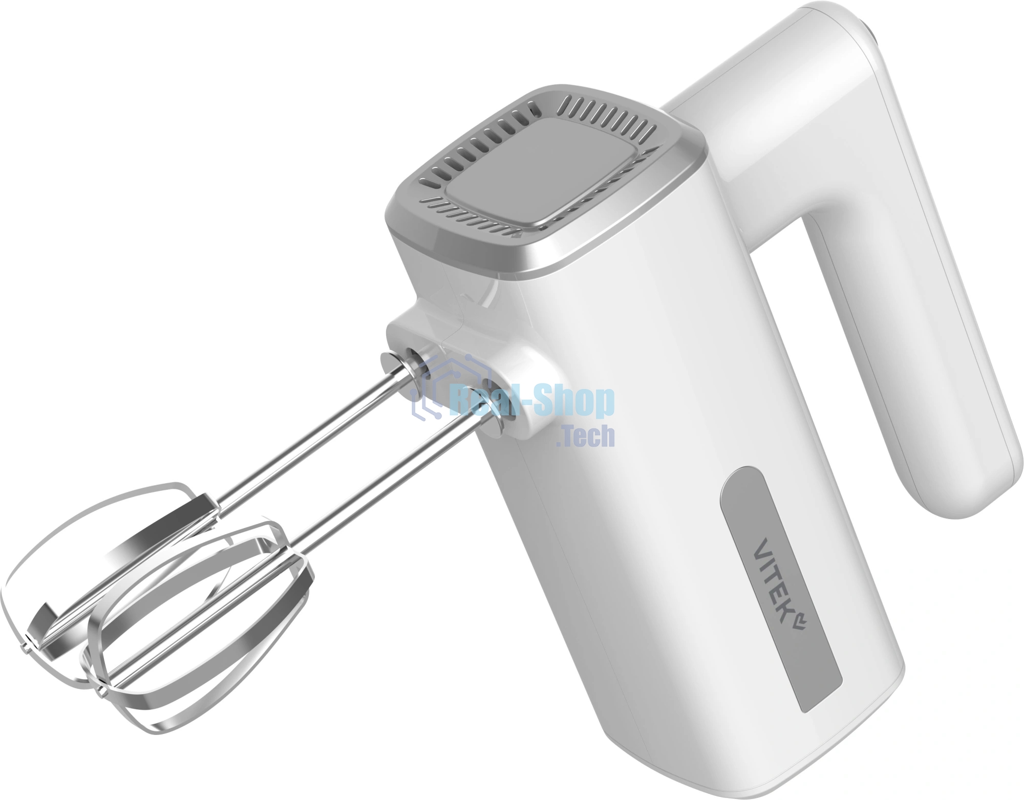 Миксер Vitek VT-HM5005 белый/серый, ручной, 800 Вт, 5 скоростей
