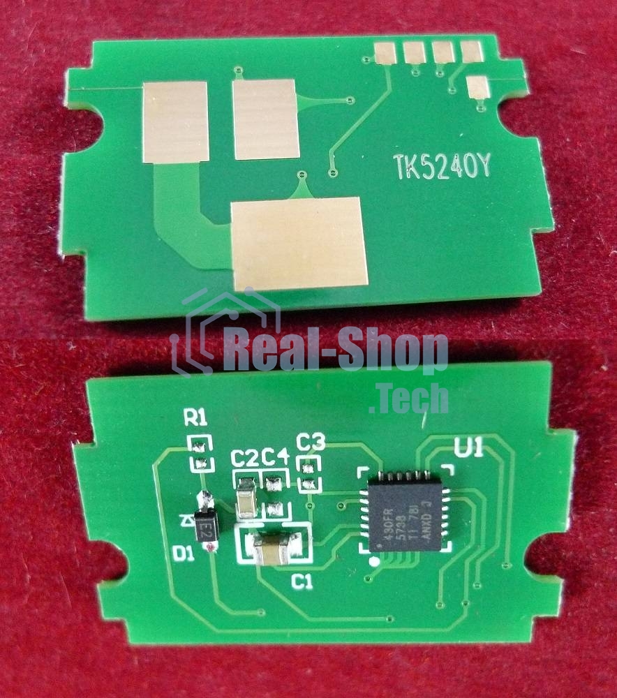 Чип для Kyocera Ecosys P5026cdn/M5526cdn(TK5240Y) Yellow 3K (ELP, Китай)