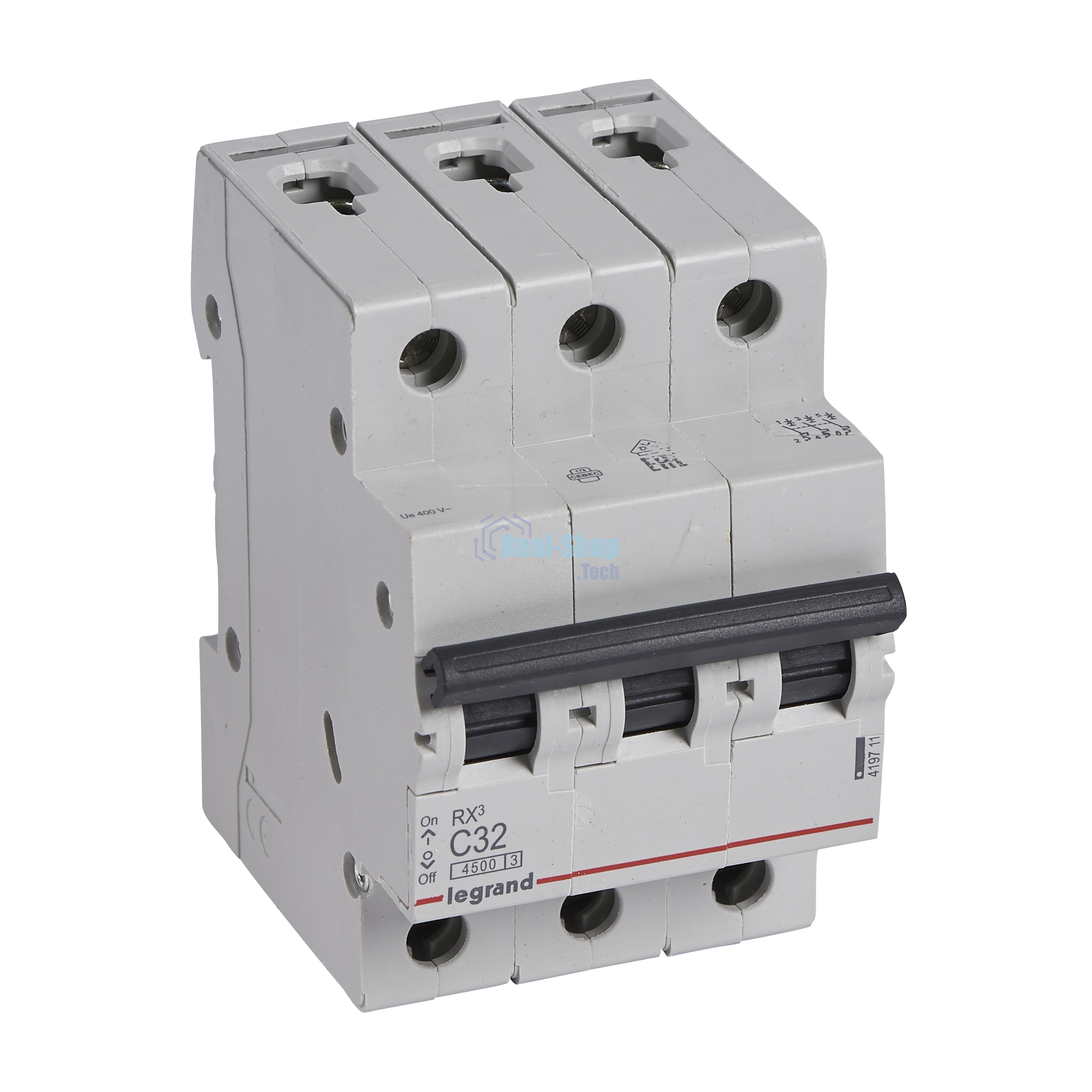 Выключатель автоматический RX3 4,5кА 32А 3П C RX3 Авт.выключатель 4,5кА 32А 3П C