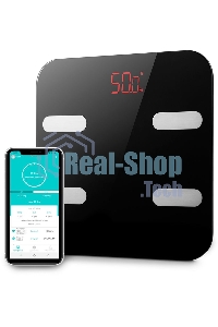 Весы напольные электронные Kitfort KT-806 макс.180кг черный