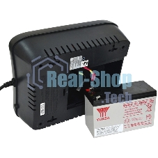 Источник бесперебойного питания Powercom Back-UPS SPIDER, Line-Interactive, LCD, AVR, 1100VA/605W, Schuko, USB, черный (1452054)